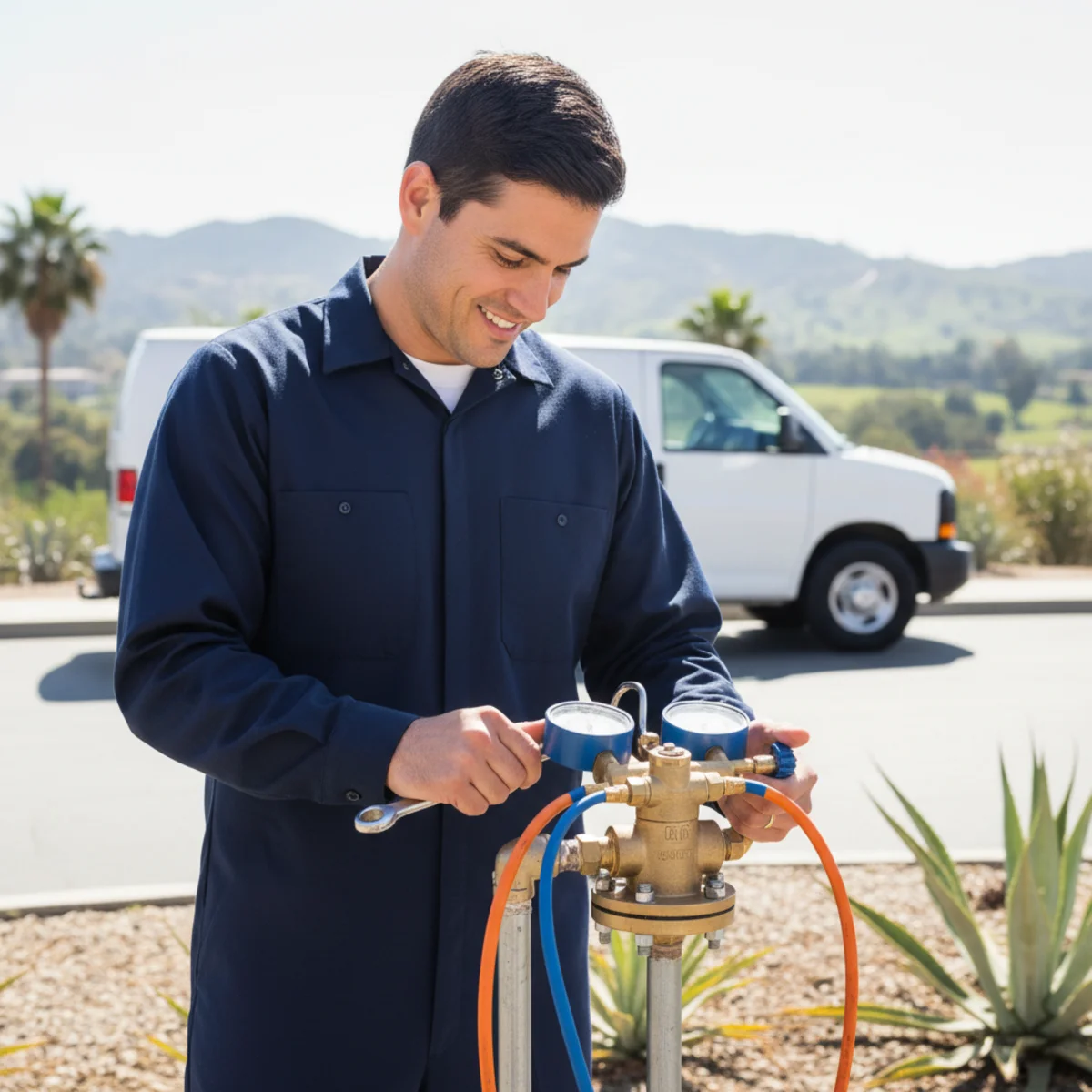 Backflow Testing in the Redlands Heights, CA area