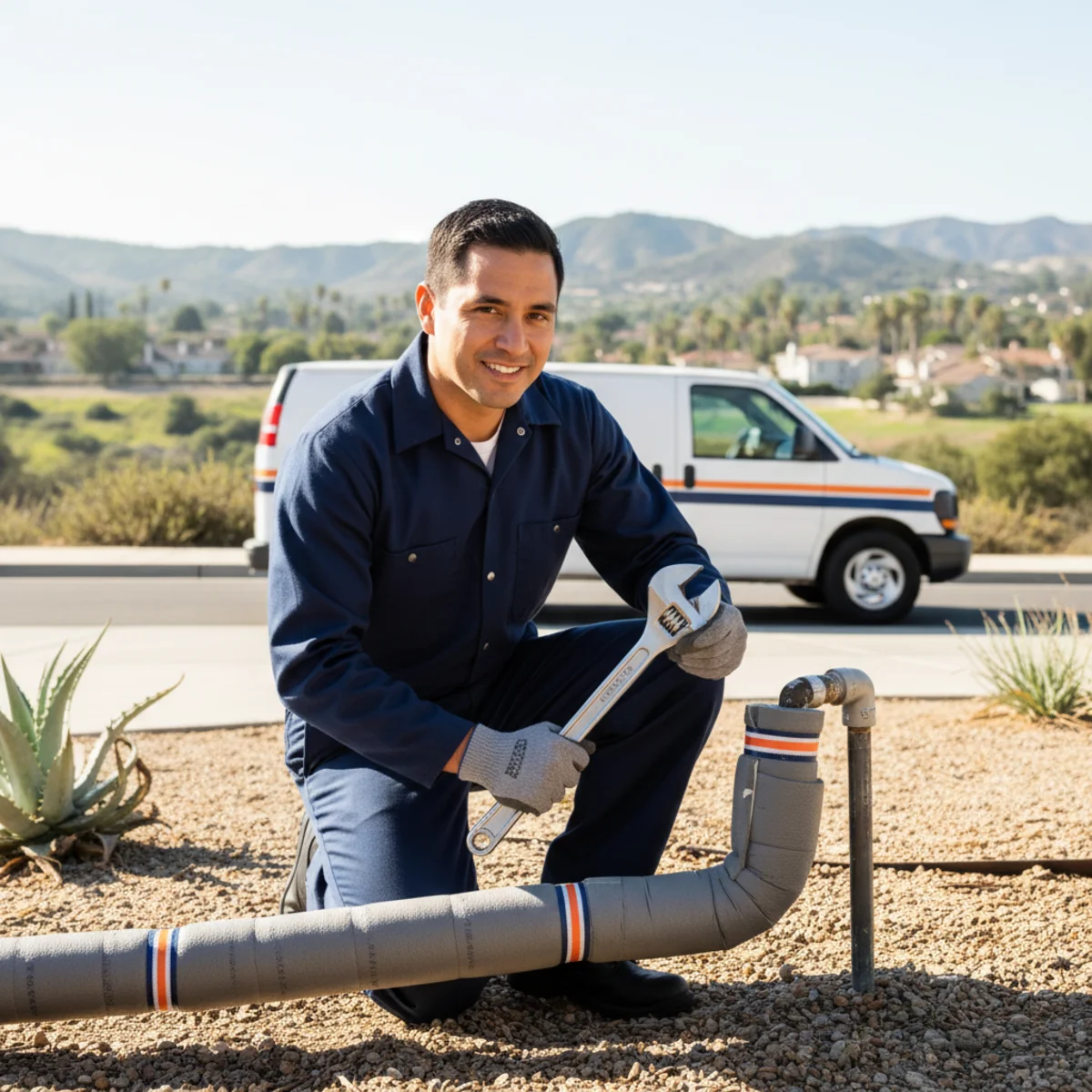 Frozen Pipe Repair in the Redlands Heights, CA area